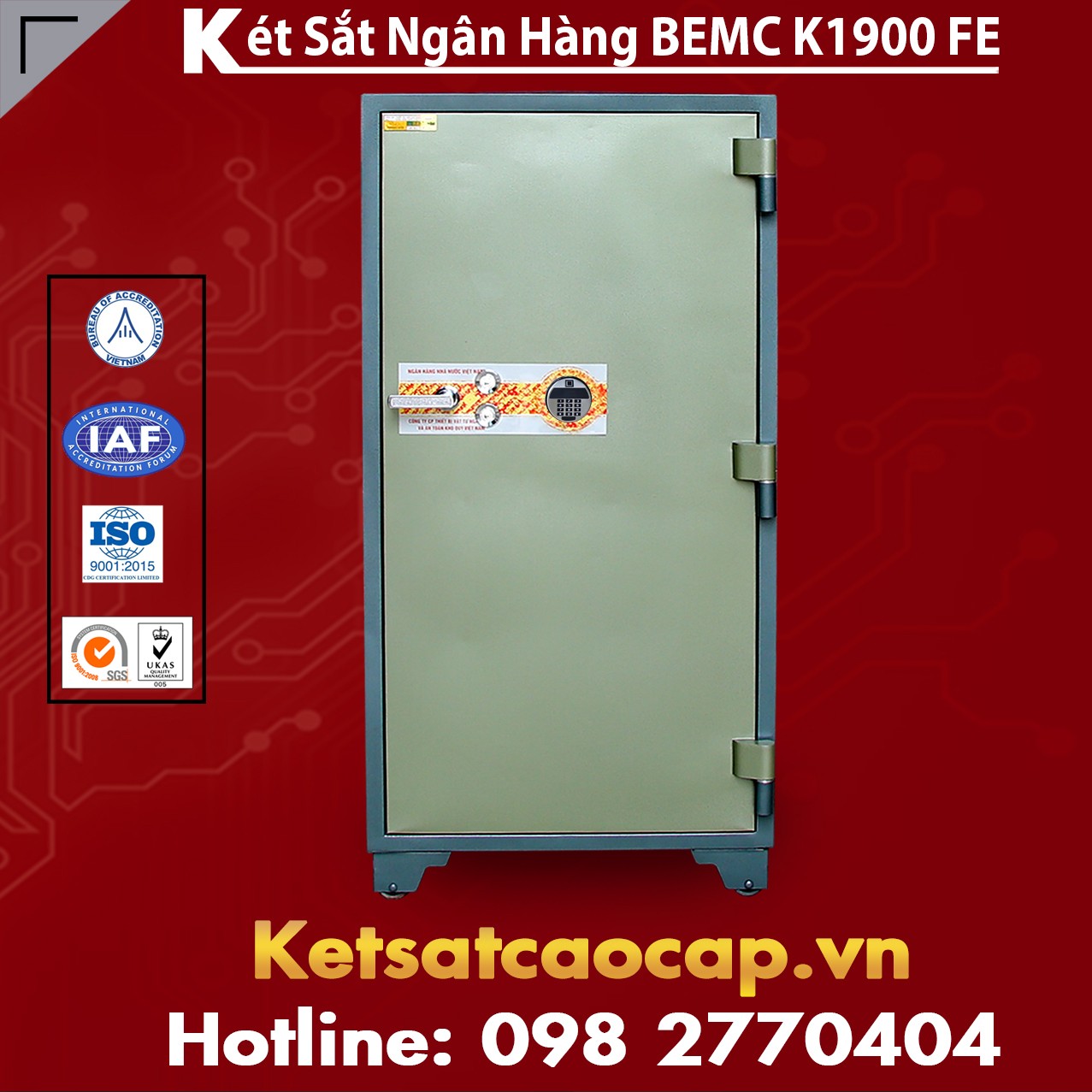 két sắt vân tay